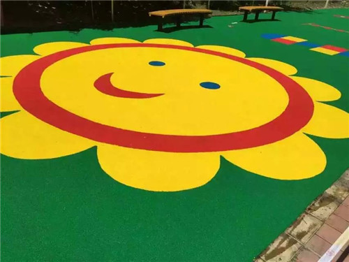幼兒園塑膠顆粒場地